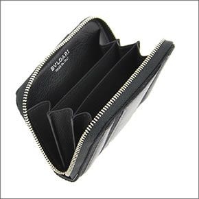 ブルガリ ≪取り寄せ商品≫B.ZERO1 ビーゼロワン ラウンドファスナー 小銭入れ コインケース 34583 CANVAS/BLK