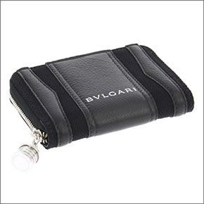 ブルガリ ≪取り寄せ商品≫B.ZERO1 ビーゼロワン ラウンドファスナー 小銭入れ コインケース 34583 CANVAS/BLK