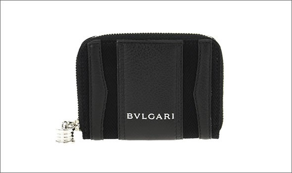 ブルガリ ≪取り寄せ商品≫B.ZERO1 ビーゼロワン ラウンドファスナー 小銭入れ コインケース 34583 CANVAS/BLK