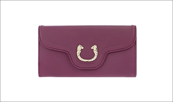 ブルガリ ≪取り寄せ商品≫ ライオンモチーフ金具付 二つ折り長財布 35241 CALF/RIB