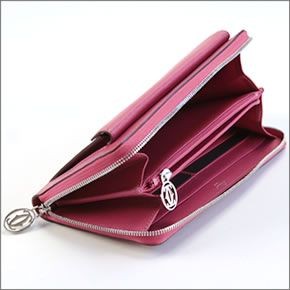 カルティエ L3001355 MUST マスト 背面ポケット付 ラウンドファスナー長財布