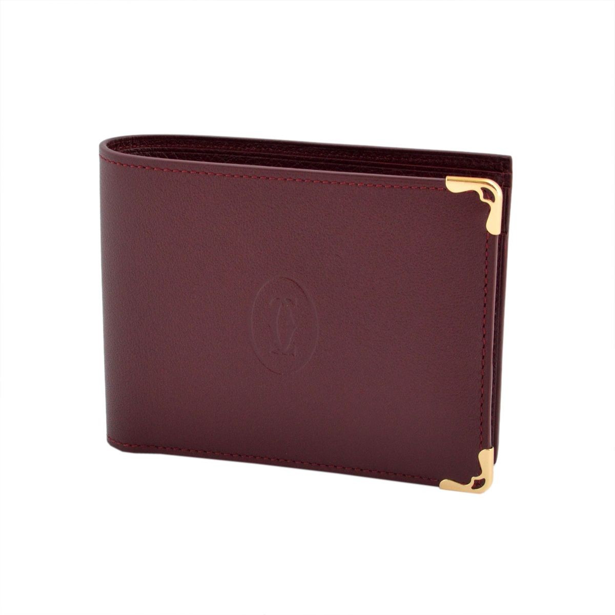カルティエ Cartier L3001368 小銭入れ付 二つ折り財布 Must