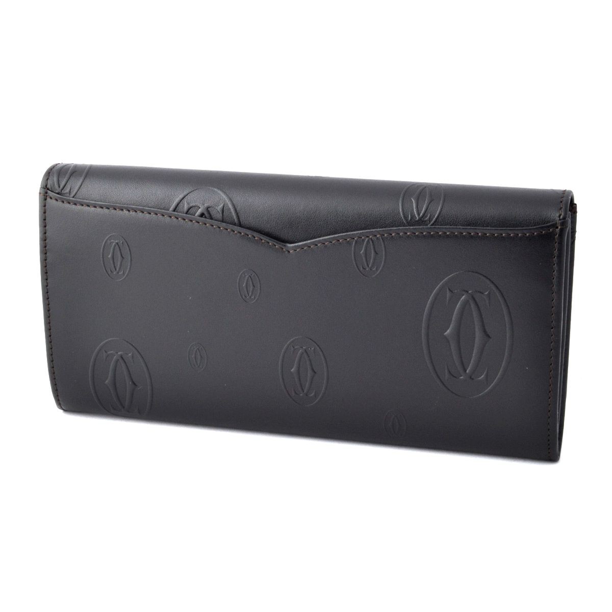 カルティエ Cartier L3001496 ハッピーバースデー 2Cロゴ型押し 二つ折り長財布 HAPPY BIRTHDAY