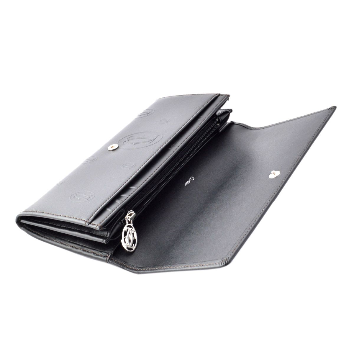 カルティエ Cartier L3001496 ハッピーバースデー 2Cロゴ型押し 二つ折り長財布 HAPPY BIRTHDAY