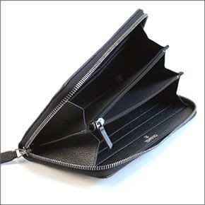 シャネル  80548 Y25292 94305 CAVIAR BLACK キルティング ソフトキャビアスキン 型押しカーフスキン ラウンドファスナー長財布