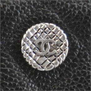 シャネル  80548 Y25292 94305 CAVIAR BLACK キルティング ソフトキャビアスキン 型押しカーフスキン ラウンドファスナー長財布