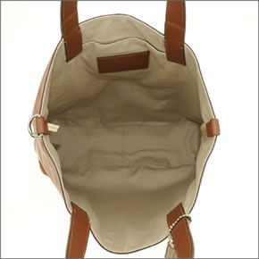 コーチ ブリーカーレガシーレザー リバーシブル ストライプ トートバッグ ファン 70502 FWN