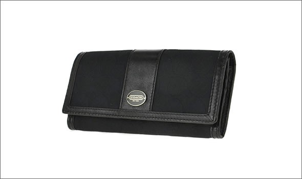 コーチ ≪取り寄せ商品≫LEGACY レガシー シグネチャー キャンバス  二つ折り長財布　 48462/SBKBK