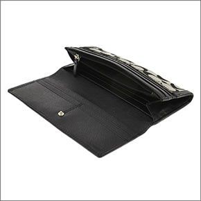 コーチ ≪取り寄せ商品≫LEGACY レガシー シグネチャー キャンバス  二つ折り長財布　 48462/SBWBK
