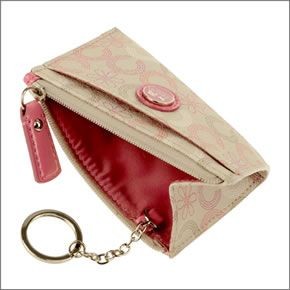 コーチ ≪取り寄せ商品≫ウェイバリー デイジー ミニスキニー キーリング付小銭入れ コインケース 48910/SV/MC