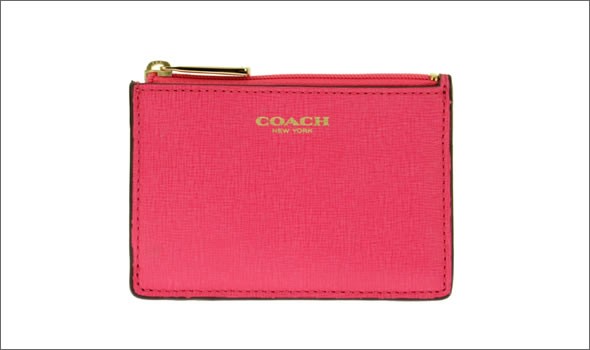 コーチ ≪取り寄せ商品≫ ミニスキニー キーリング付 マルチケース（小銭・定期・カード入れ付） サフィアーノレザー 51452/LIBAJ