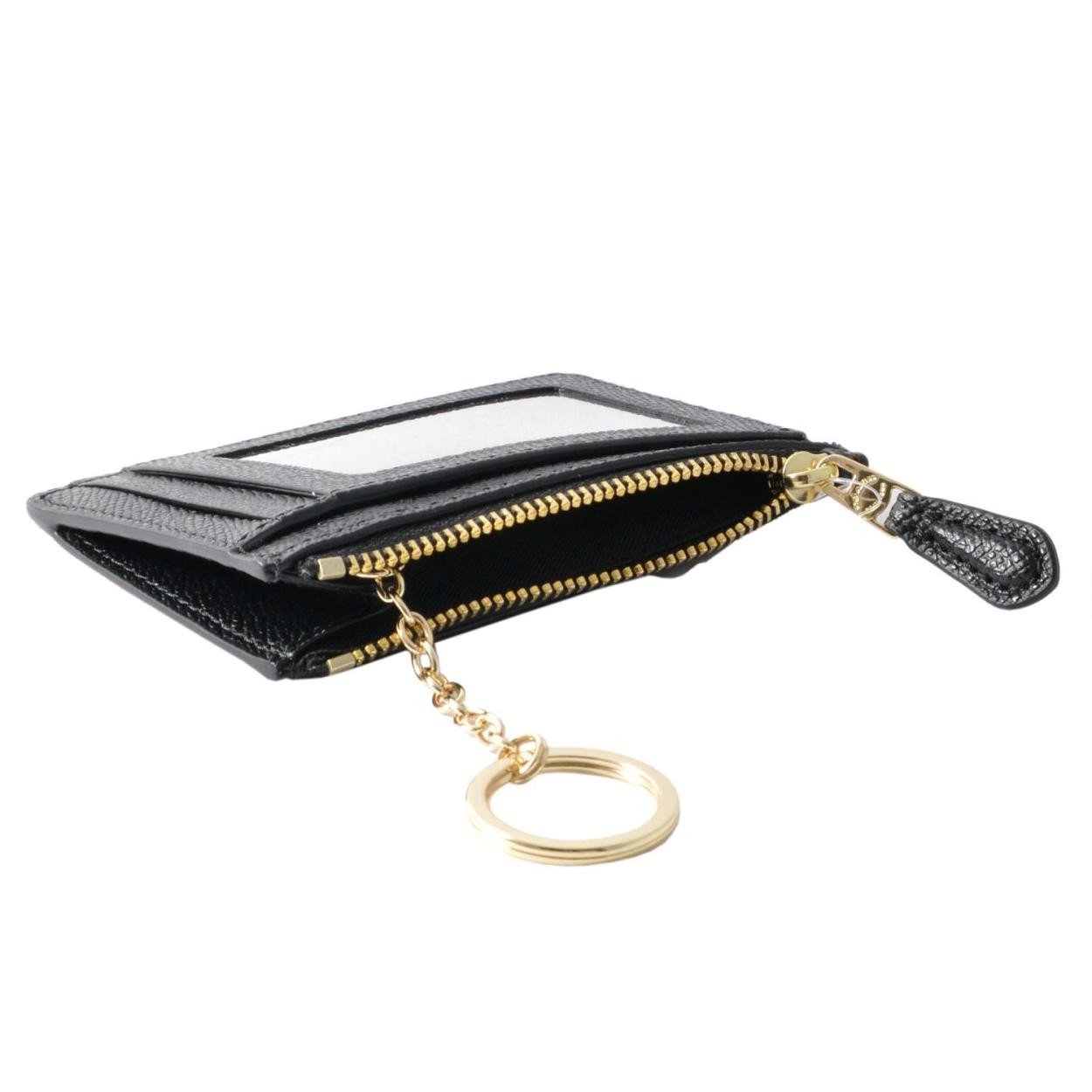 コーチ COACH 57841 Li/Black（LIBLK） ミニスキニー パスケース 小銭入れ・キーリング付 マルチケース MINI SKINNY ID CASE
