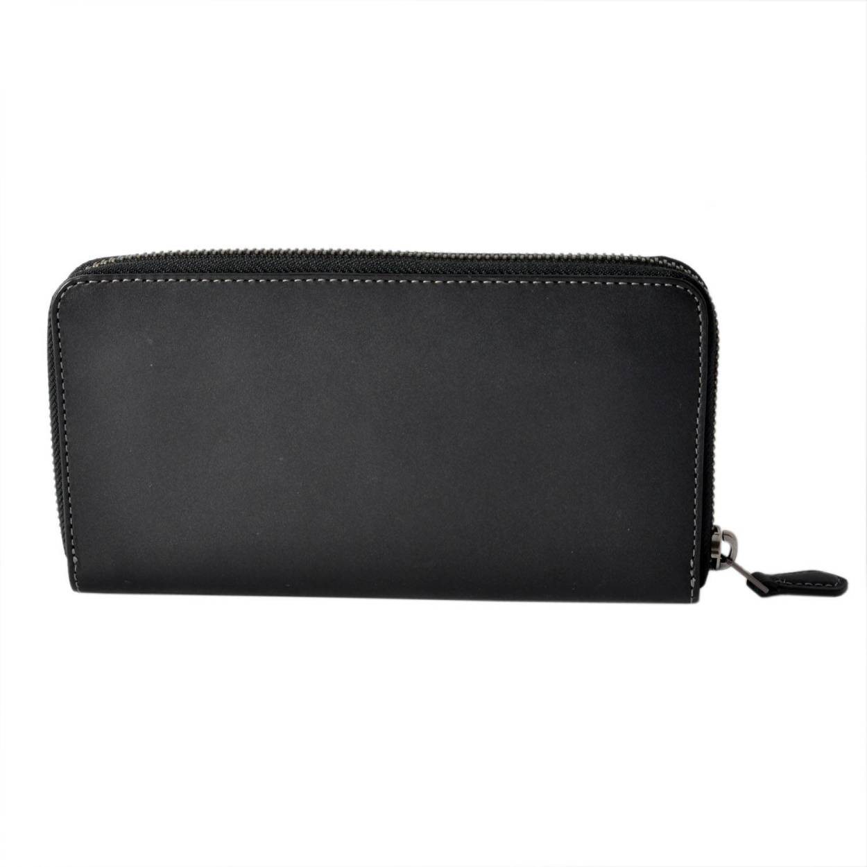 コーチ COACH 12039 Dk/Black (DKBLK) ティー ローズ メタル スタッズ ツーリング ラウンドファスナー長財布 ACCORDION ZIP