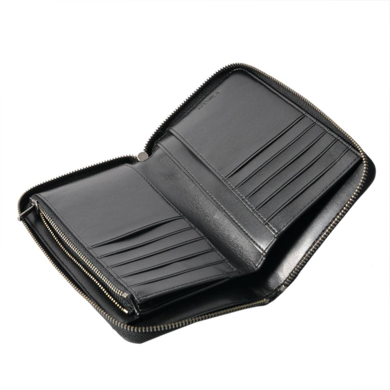 コーチ COACH 12172 Qb/Black（QB/BK） ラッカー リベット スタッズ付 ラウンドファスナー長財布 MEDIUM ZIP AROUND