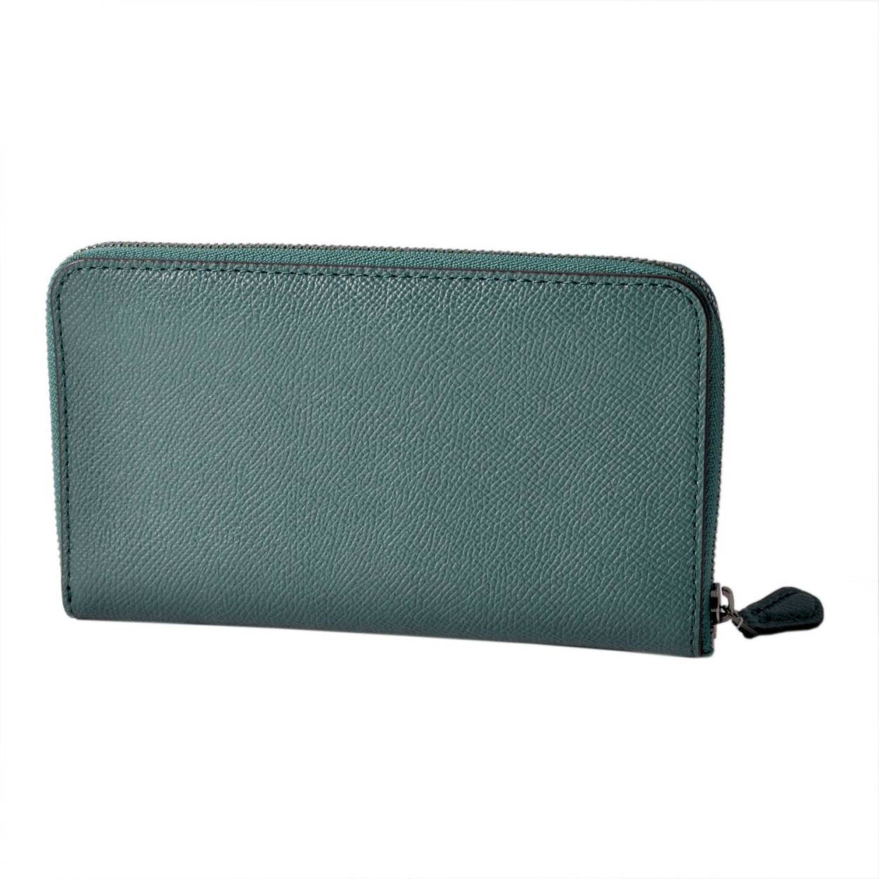 コーチ COACH 58584 Dk/Dark Turquoise (DKM7Q) ラウンドファスナー長財布 MEDIUM ZIP AROUND