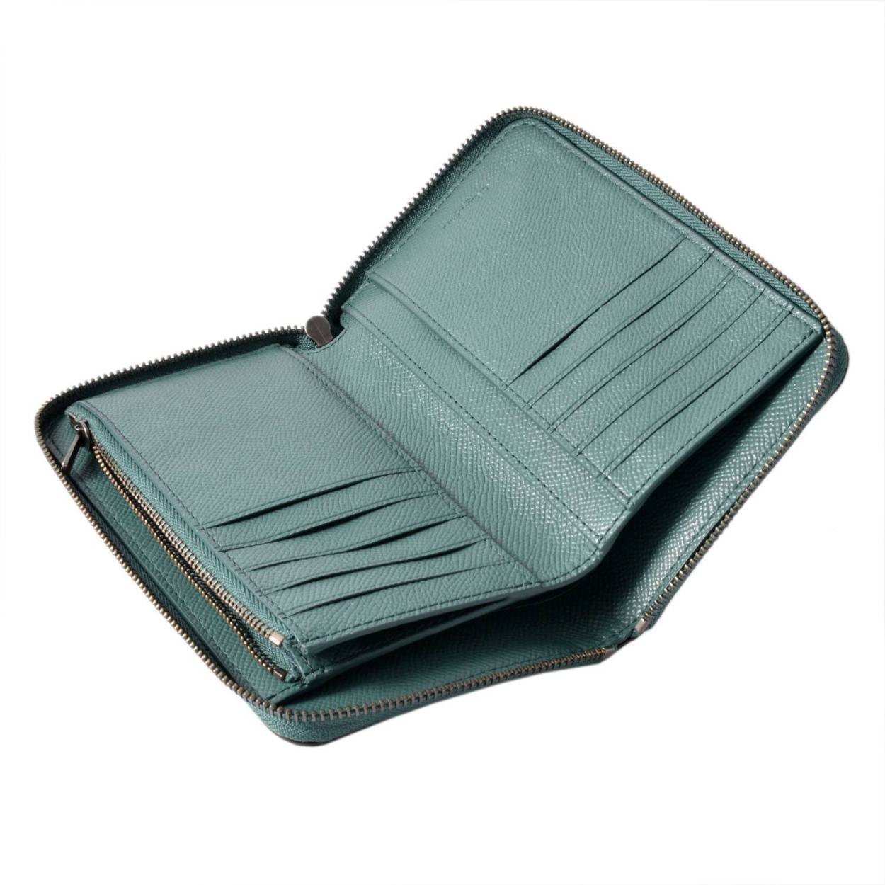 コーチ COACH 58584 Dk/Dark Turquoise (DKM7Q) ラウンドファスナー長財布 MEDIUM ZIP AROUND