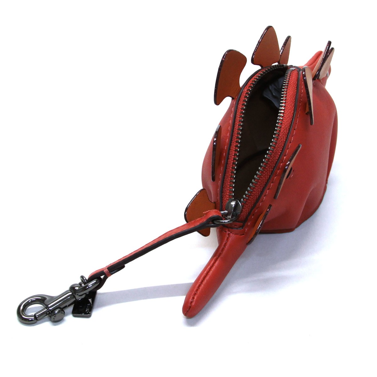 コーチ COACH 22938 Dk/Vermillion (DKM3H) ストラップ付 ステギー コイン ケース ポーチ STEGGY COIN CASE