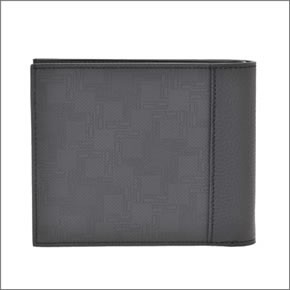 ダンヒル D-EIGHT GRY/BLK ディーエイトライン メンズ 小銭入れ付 二つ折り財布 グレー/ブラック L2F132Z 