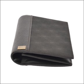 ダンヒル D-EIGHT BROWN ディーエイトライン メンズ ファスナー小銭入れ付 長財布 ブラウン L2H710B 