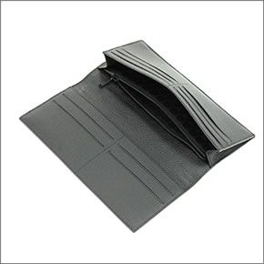 ダンヒル D-EIGHT ディーエイトライン メンズ ファスナー小銭入れ付 二つ折り長財布 グレー L2LZ10Z