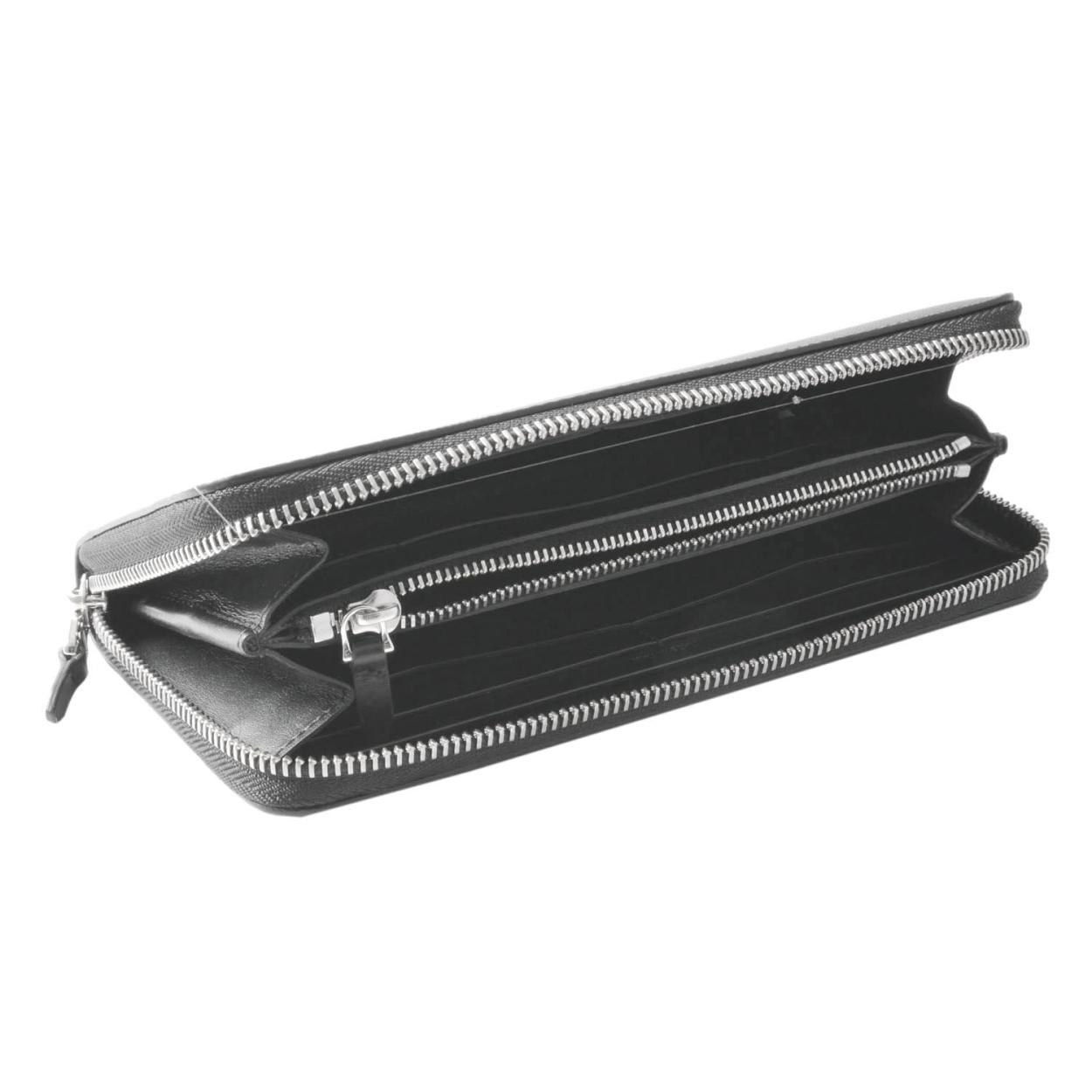 ダンヒル DUNHILL L2AE18A ラウンドファスナー長財布 ENGINE TURN（エンジンターン）