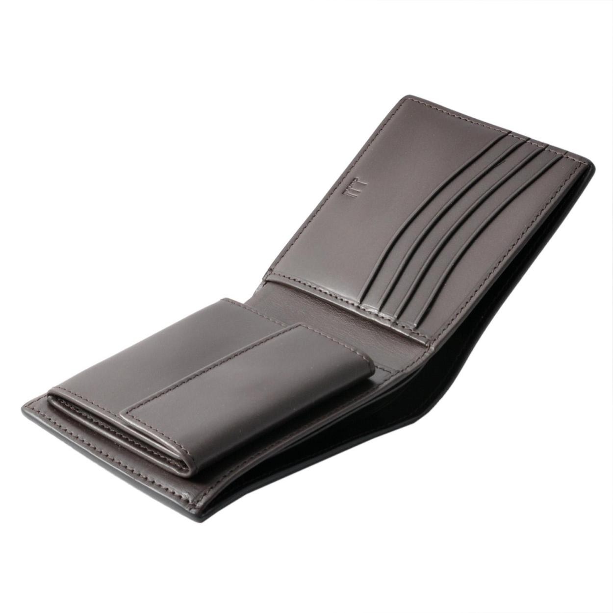 ダンヒル DUNHILL L2H232A 小銭入れ付 二つ折り財布 CHASSIS（シャーシ）