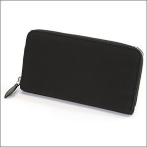 エンポリオアルマーニ  ロゴ織り メンズ ラウンドファスナー長財布  YEME49 YCF04 88001