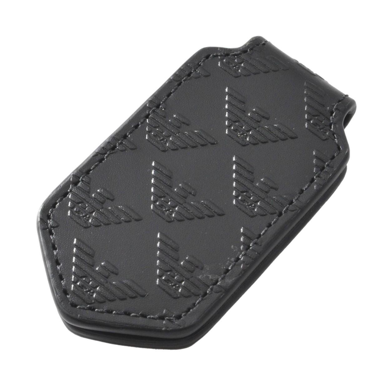 エンポリオアルマーニ EMPORIO ARMANI Y4R153 YC043 80001 イーグル型押し メンズ マネークリップ 札ばさみ