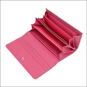 フォリフォリ ≪取り寄せ商品≫ クロコ型押し 二つ折り長財布  WA1P028WF/FUS