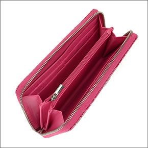 フォリフォリ ≪取り寄せ商品≫ クロコ型押し ラウンドファスナー長財布 WA9P039WF/FUS