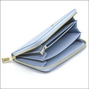 フルラ BABYLON バビロン 777361 PN08 B30 NUVOLA  ラウンドファスナー長財布 サフィアーノレザー ≪2015AW≫