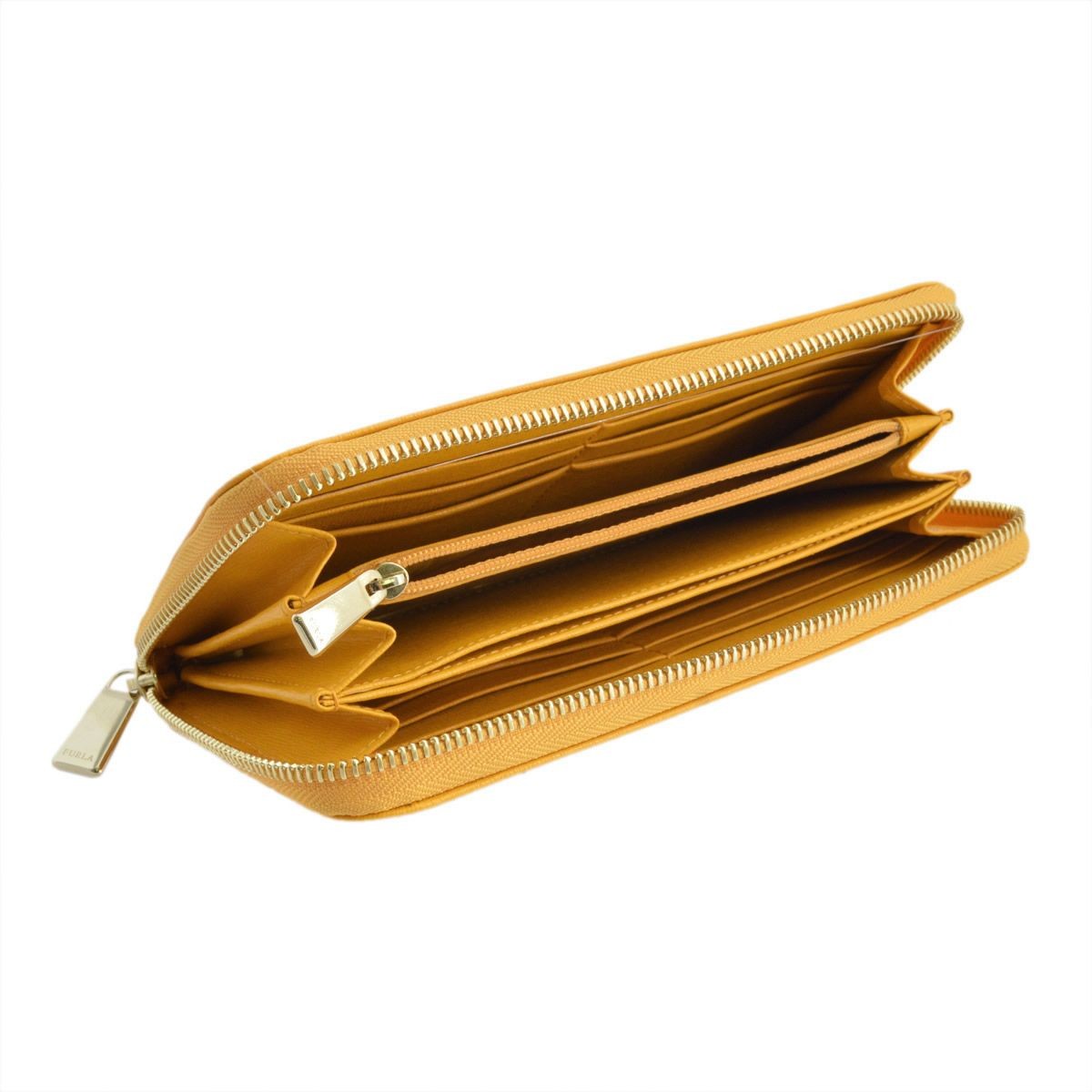 フルラ FURLA 826453 PN08 B30 GIALLO バビロン ラウンドファスナー 長財布 BABYLON XL