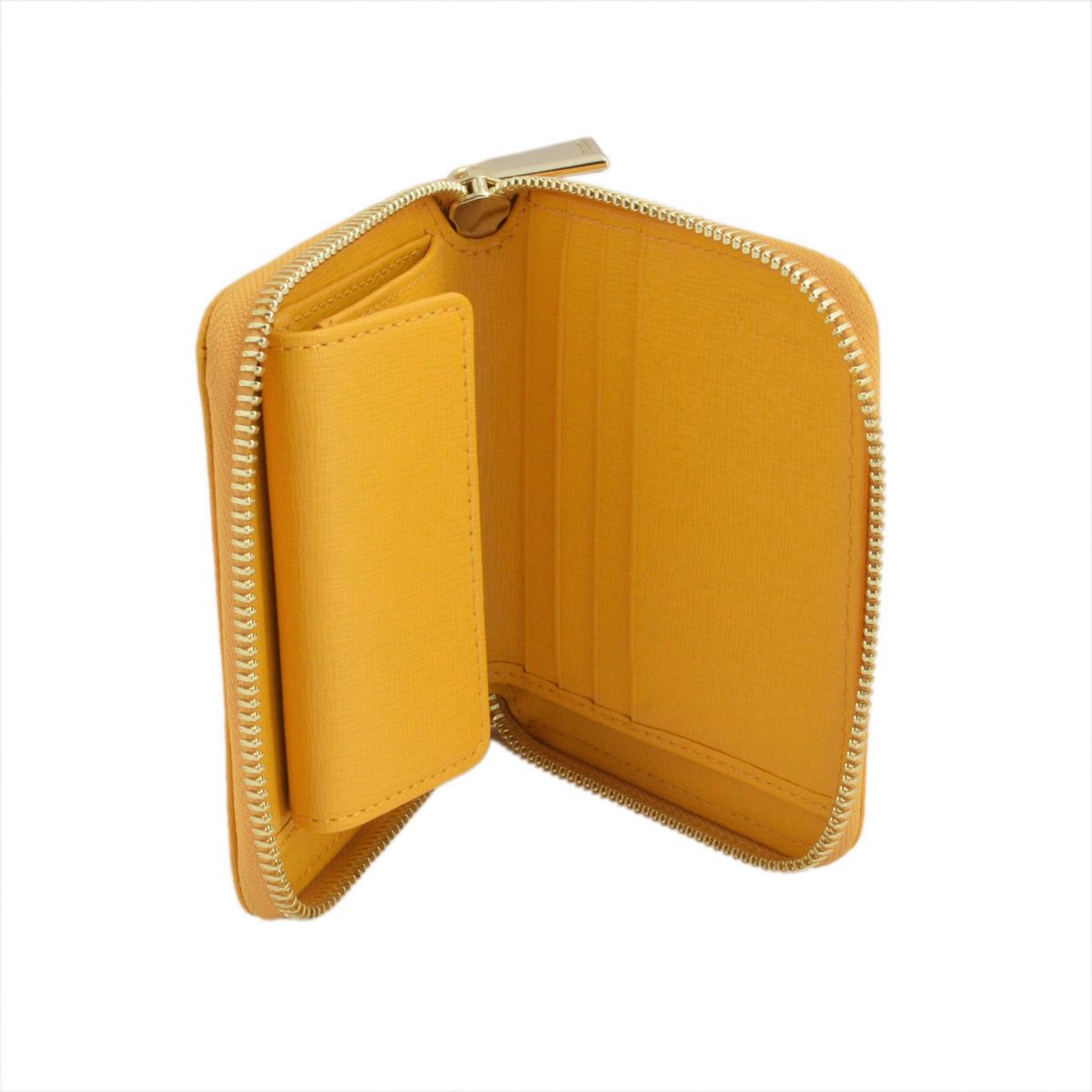 フルラ FURLA 816938 PN51 B30 GIALLO ラウンドファスナー ミニ財布 BABYLON S