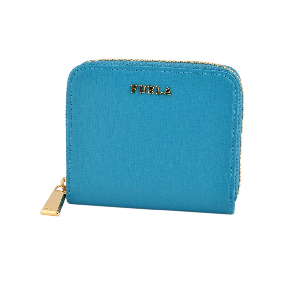 フルラ FURLA 816941 PN51 B30 TURCHESE ラウンドファスナー ミニ財布 BABYLON S