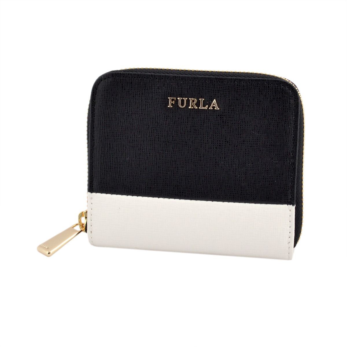 フルラ FURLA 818269 PO79 B30 ONYX/PETALO バイカラー ラウンドファスナー ミニ財布 BABYLON S