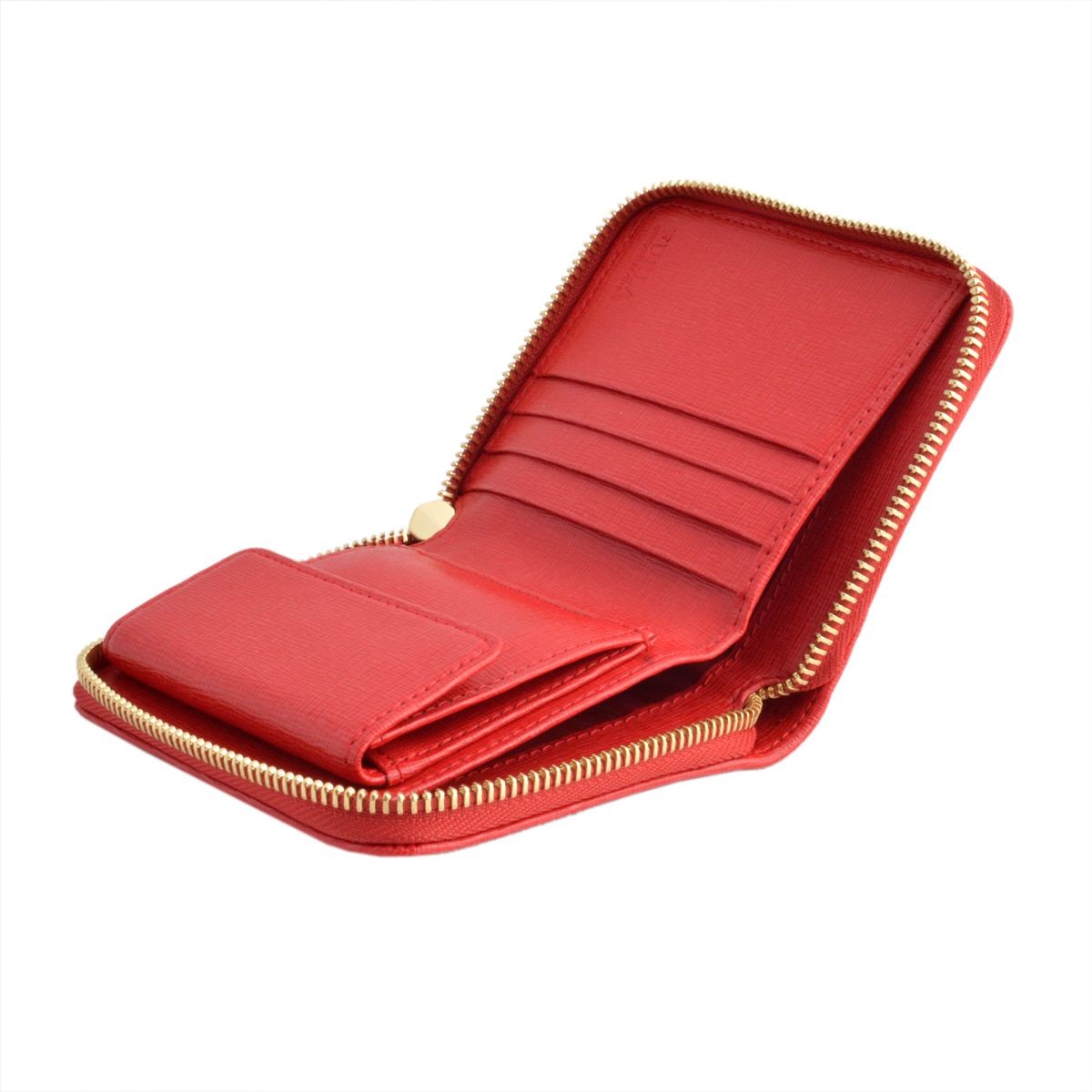 フルラ FURLA 828045 PN51 B30 ROSSO バビロン ラウンドファスナー ミニ財布 BABYLON S ZIP AROUND