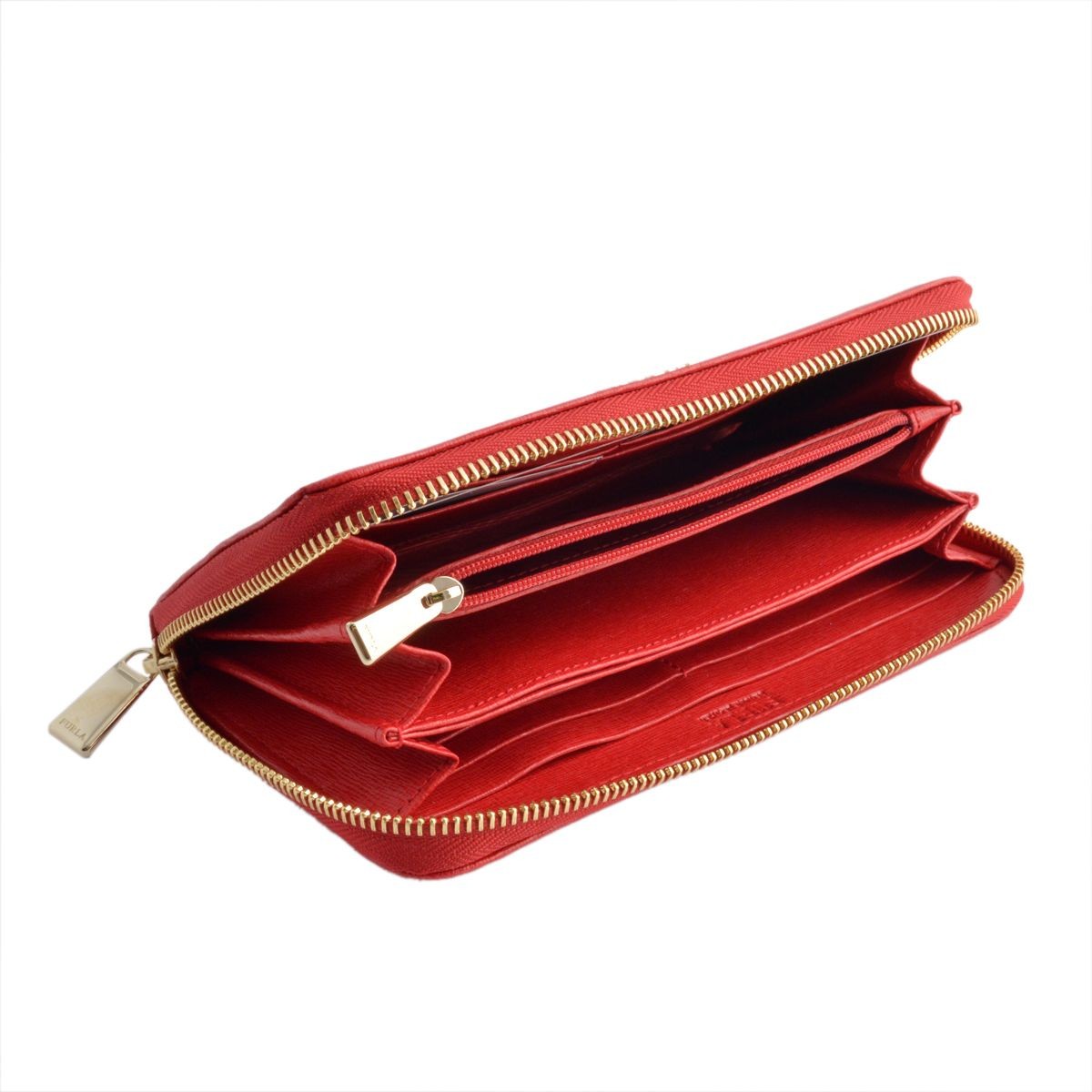 フルラ FURLA 827998 PN08 B30 ROSSO バビロン ラウンドファスナー 長財布 BABYLON XL ZIP AROUND