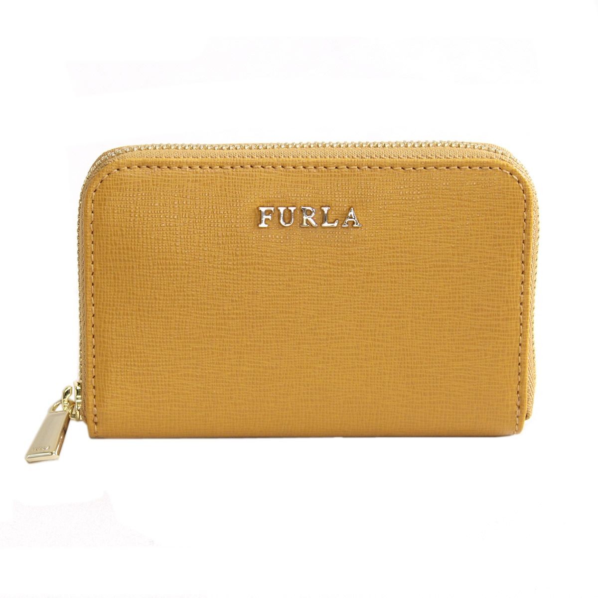 フルラ FURLA 852684 RI09 B30 ZAFFERANO バビロン キーリング付 コインケース BABYLON KEYCASE ZIP AROUND