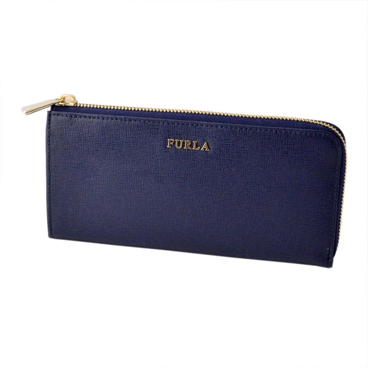 フルラ FURLA 850614 PN07 B30 NAVY バビロン L字ファスナー 長財布 BABYLON XL ZIP AROUND L