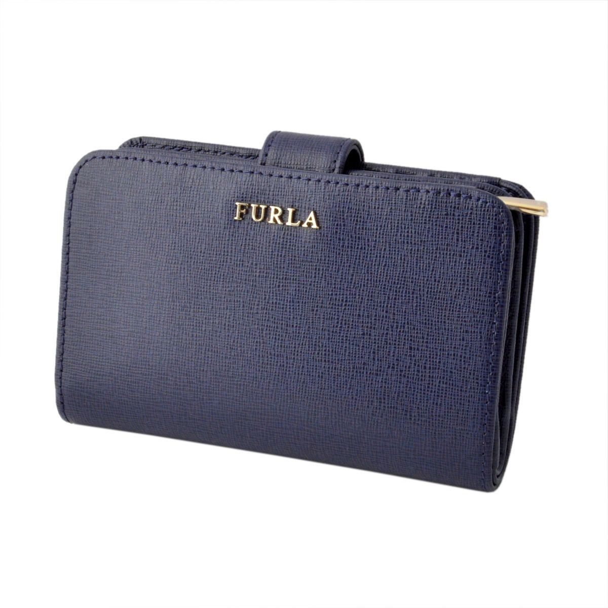フルラ FURLA 850774 PN12 B30 NAVY バビロン バイフォールド ジップウォレット BABYLON M ZIP AROUND