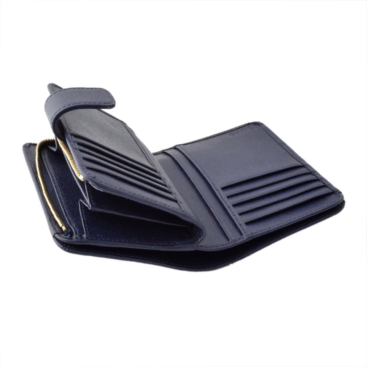 フルラ FURLA 850774 PN12 B30 NAVY バビロン バイフォールド ジップウォレット BABYLON M ZIP AROUND