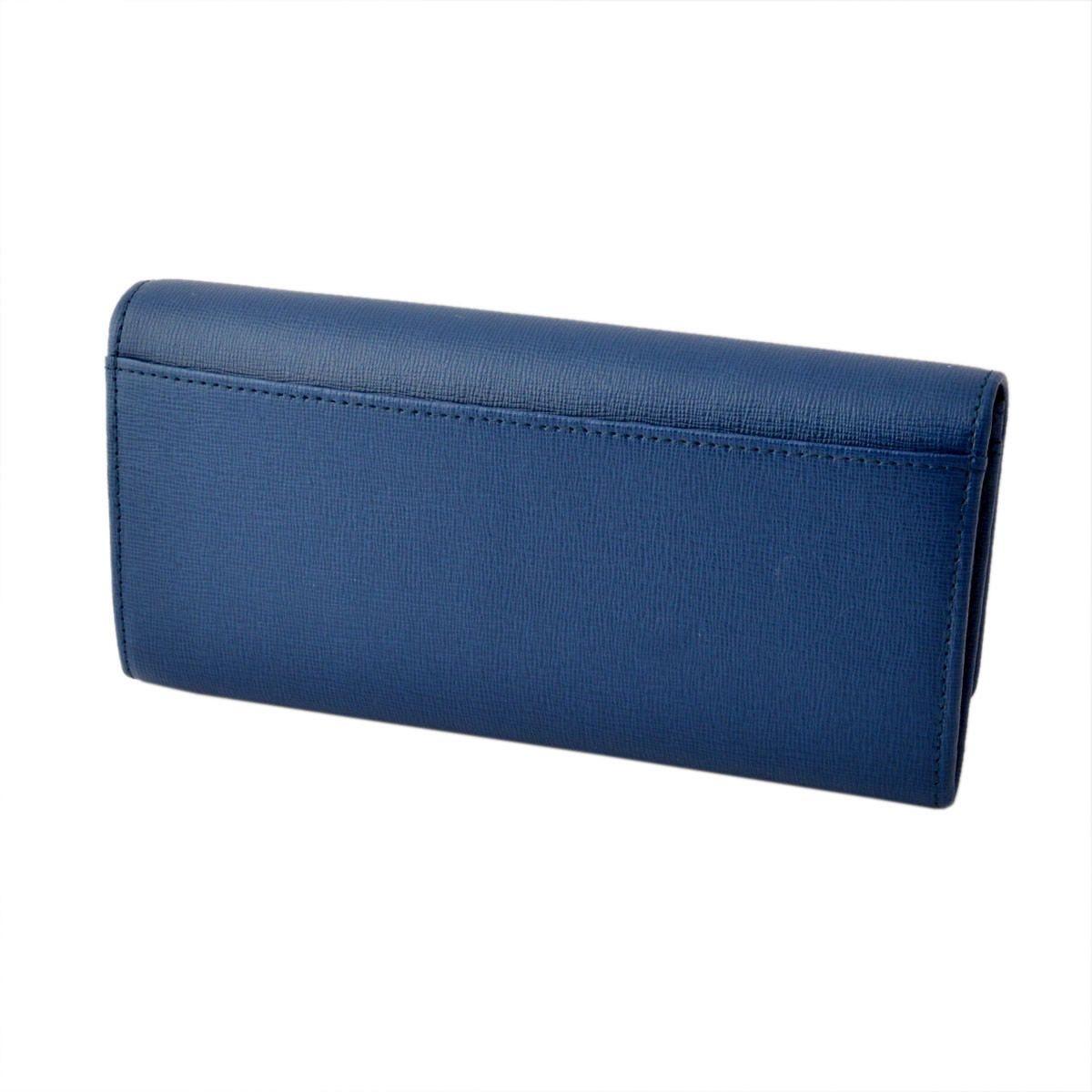 フルラ FURLA 856529 PN84 B30 BLU GINEPRO 二つ折り長財布 フラップ ウォレット BABYLON XL