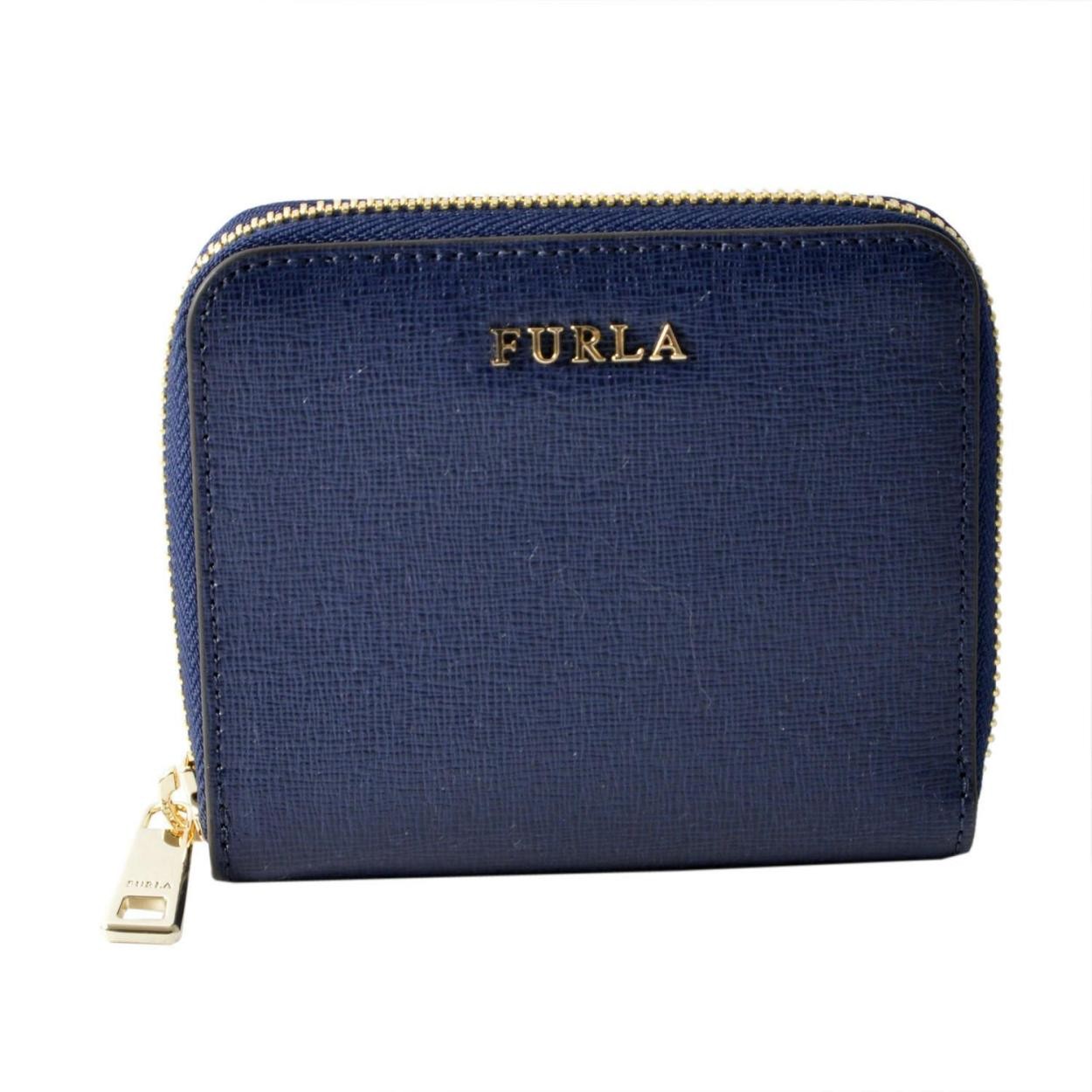 フルラ FURLA 903633 NAVY PR84 B30 バビロン ラウンドファスナー ミニ財布 BABYLON S ZIP AROUND