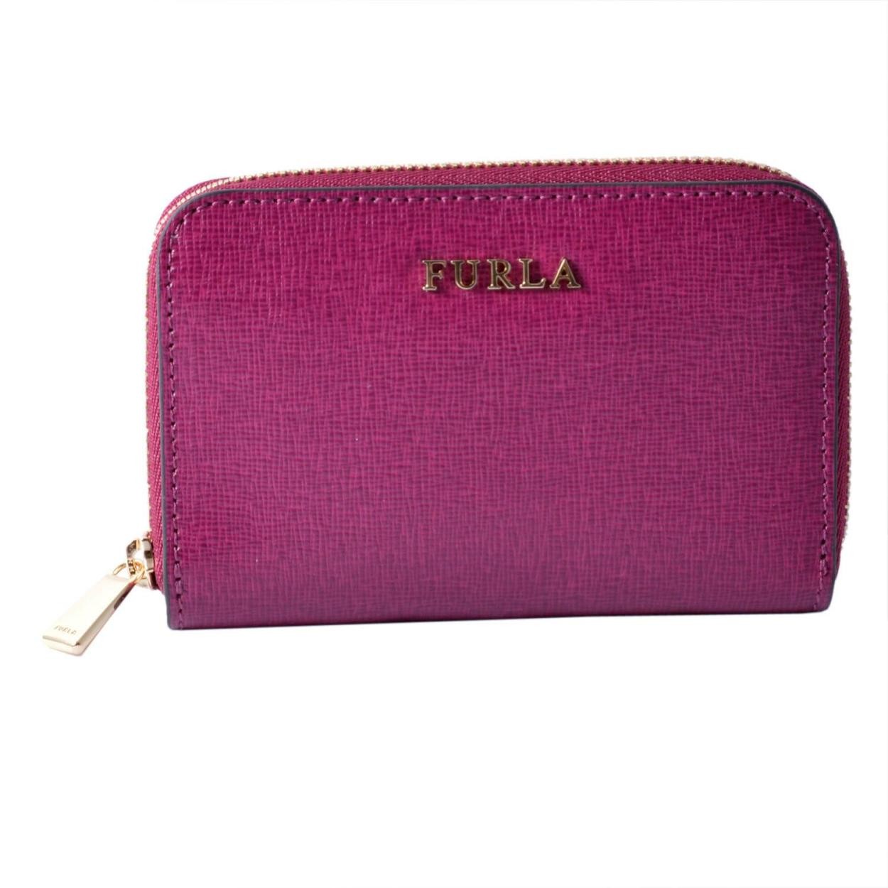 フルラ FURLA 904818 AMARENA RM75 B30 バビロン キーリング付 コインケース BABYLON KEYCASE ZIP AROUND