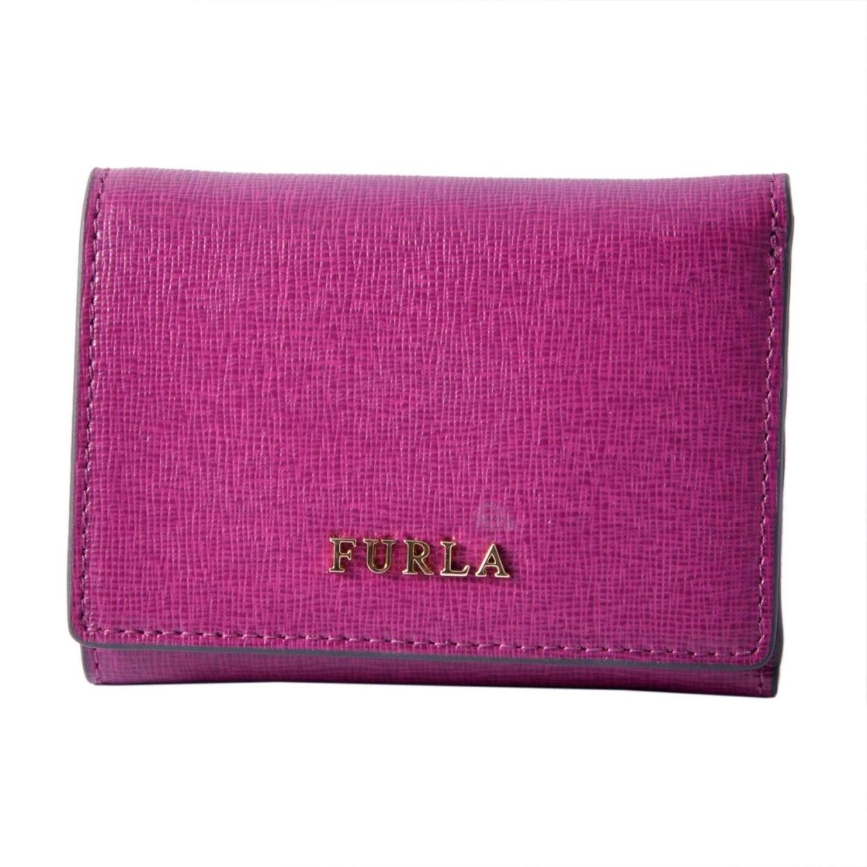 フルラ FURLA 903621 AMARENA PR83 B30 バビロン パスケース付 三つ折り ミニ 財布  BABYLON S TRIFOLD