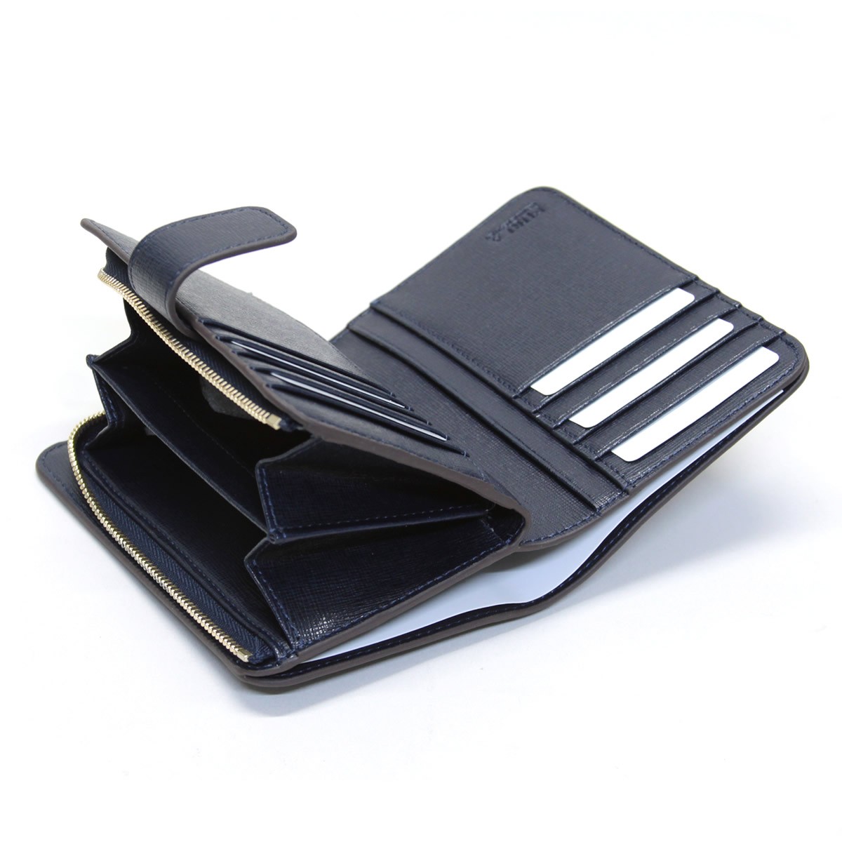 フルラ FURLA 922604 BLU PR85 B30 バビロン L字ファスナー小銭入れ付 二つ折り 財布  BABYLON M ZIP AROUND