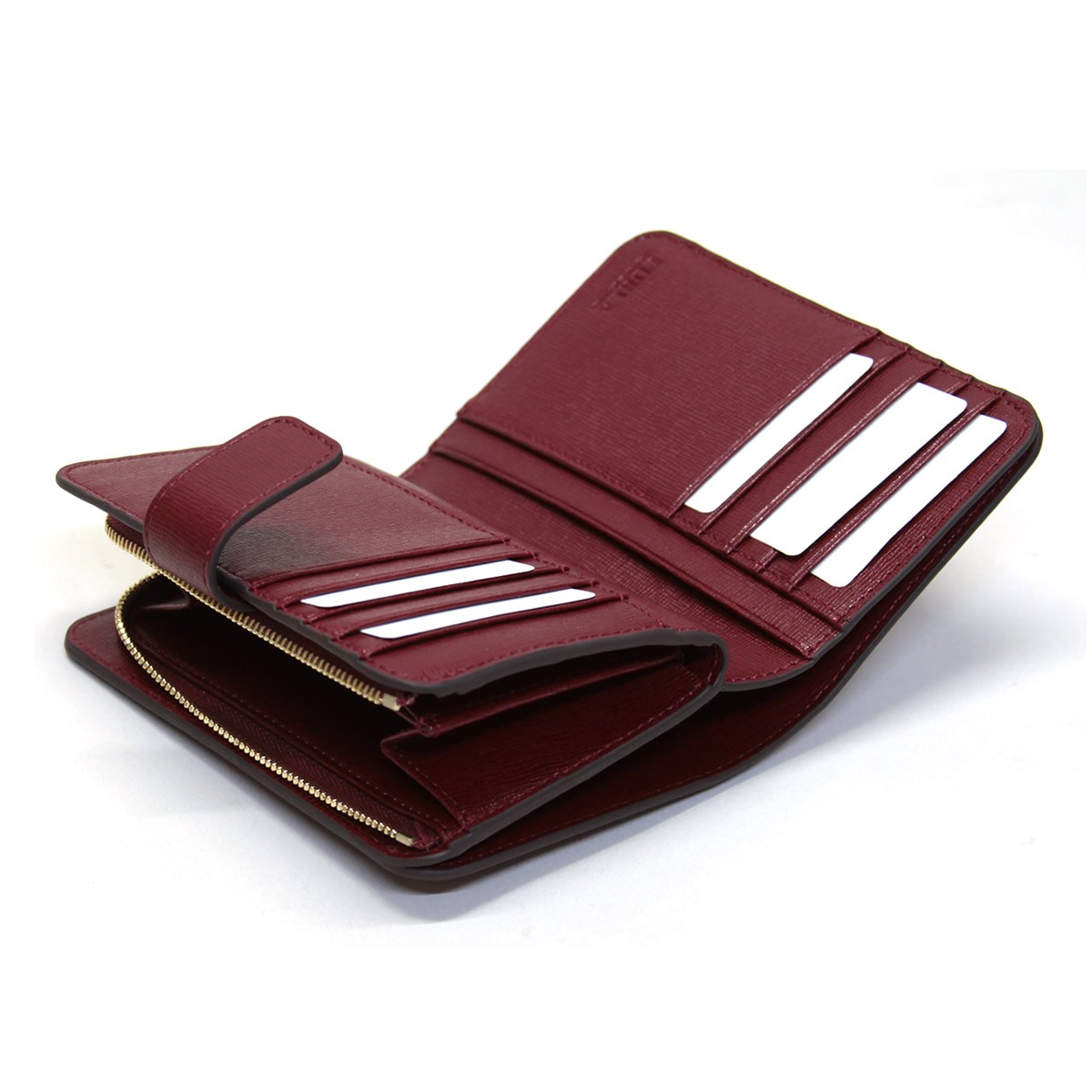 フルラ FURLA 922605 CILIEGIA PR85 B30 バビロン L字ファスナー小銭入れ付 二つ折り 財布  BABYLON M ZIP AROUND