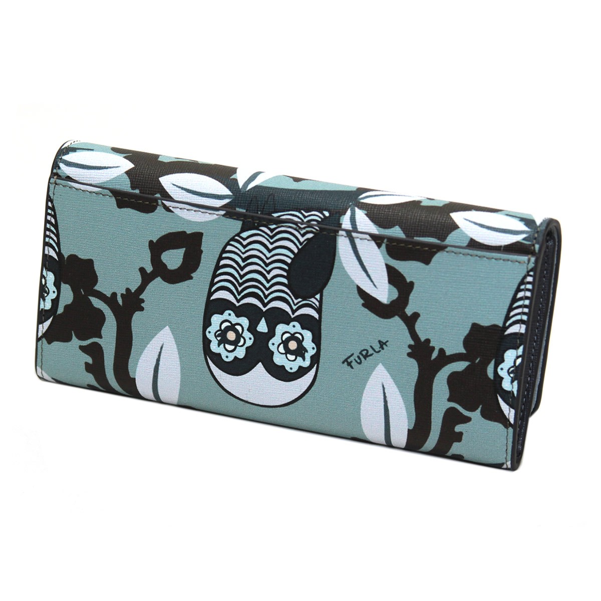 フルラ FURLA 922739 TONI BLU PU43 B32 バビロン アニマルプリント 二つ折り長財布 BABYLON XL BIFOLD GUFO