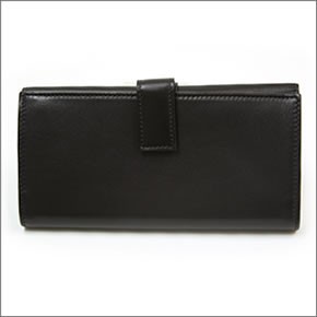 グッチ STIRRUP DETAIl カーフ Wホック 二つ折り長財布 ブラック 277717 ANK0G 1000