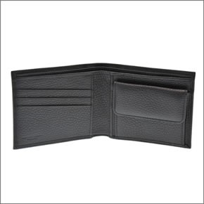 ハンティングワールド BATTUE ORIGIN バチュー オリジナル 小銭入れ付 二つ折り財布 ブラック 310 13A BLK